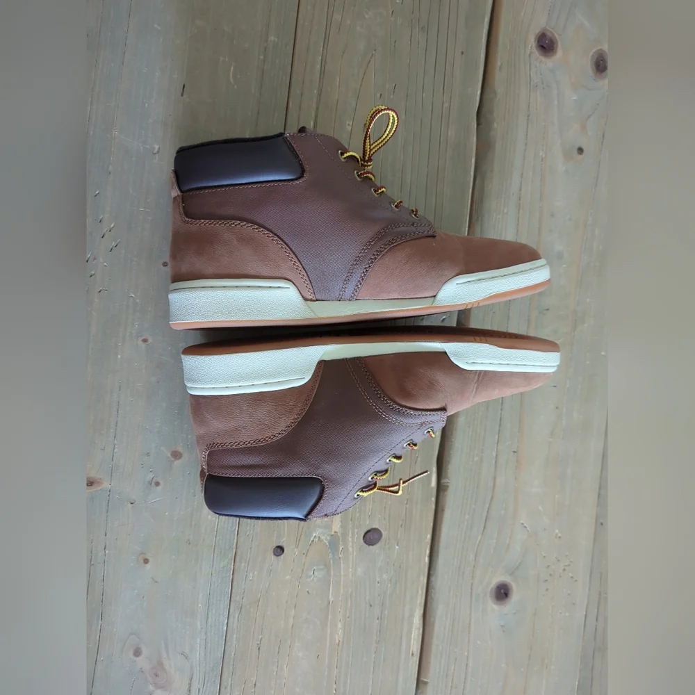 Polo Ralph Lauren Men Sneaker Chukka Boots BO LCB Brown Shoes SIze 9.5